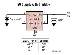 LT1529IT-5#PBF by Analog Devices