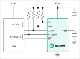 DS3231MZ+ by Analog Devices