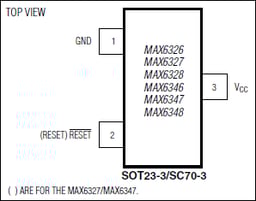 MAX6327UR22+T by Analog Devices