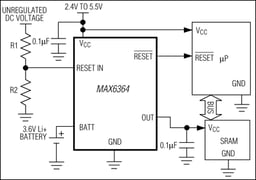 MAX6361LUT29+T by Analog Devices