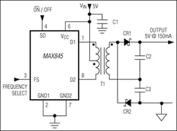 MAX845EUA+T by Analog Devices