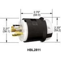 HBL2821 by Hubbell Wiring Device-Kellems