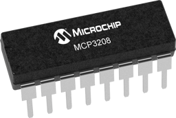 MCP3208-BI/P by Microchip