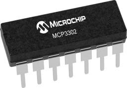 MCP3302-BI/P by Microchip