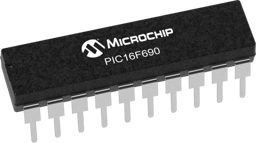 PIC16F690-I/P by Microchip