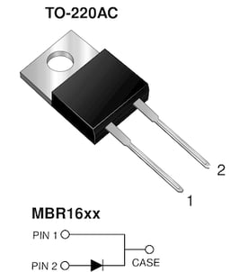 MBR1660-E3/45 by Vishay