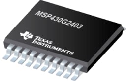 MSP430G2403IPW28 by Texas Instruments