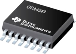 OPA4343NA/250G4 by Texas Instruments