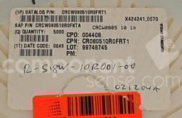 CRCW080510R0FKTA by Vishay