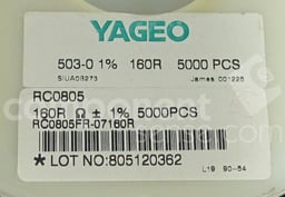 RC0805FR-07160R by Yageo Group