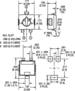 3314G-1-103E by Bourns