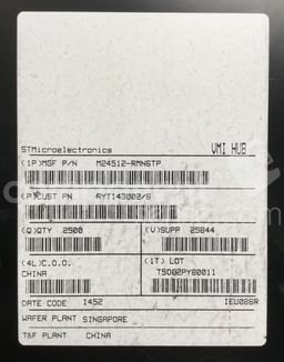 M24512-RMN6TP by STMicroelectronics