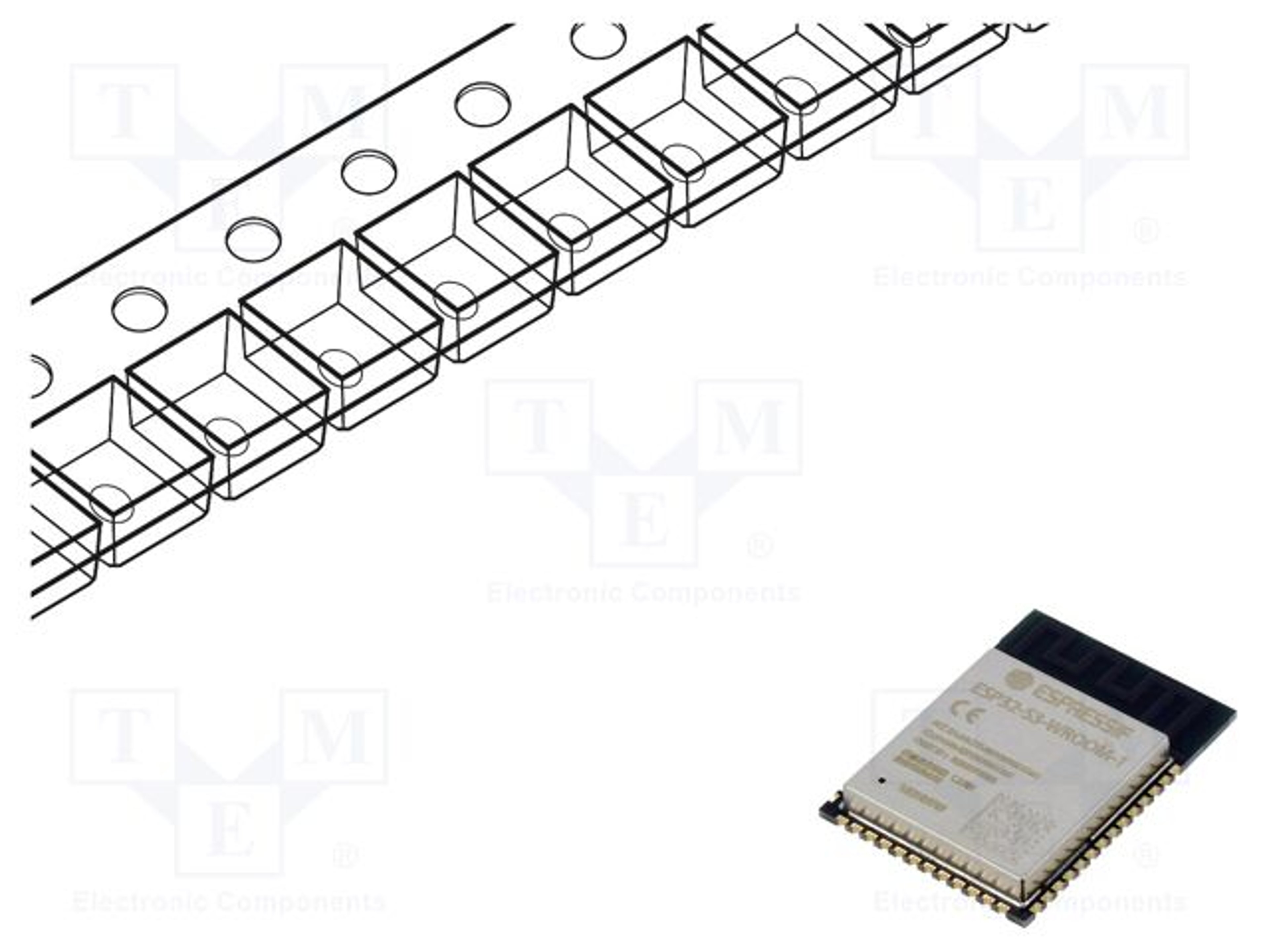 ESP32-S3-WROOM-1-N8R8 by Espressif Systems