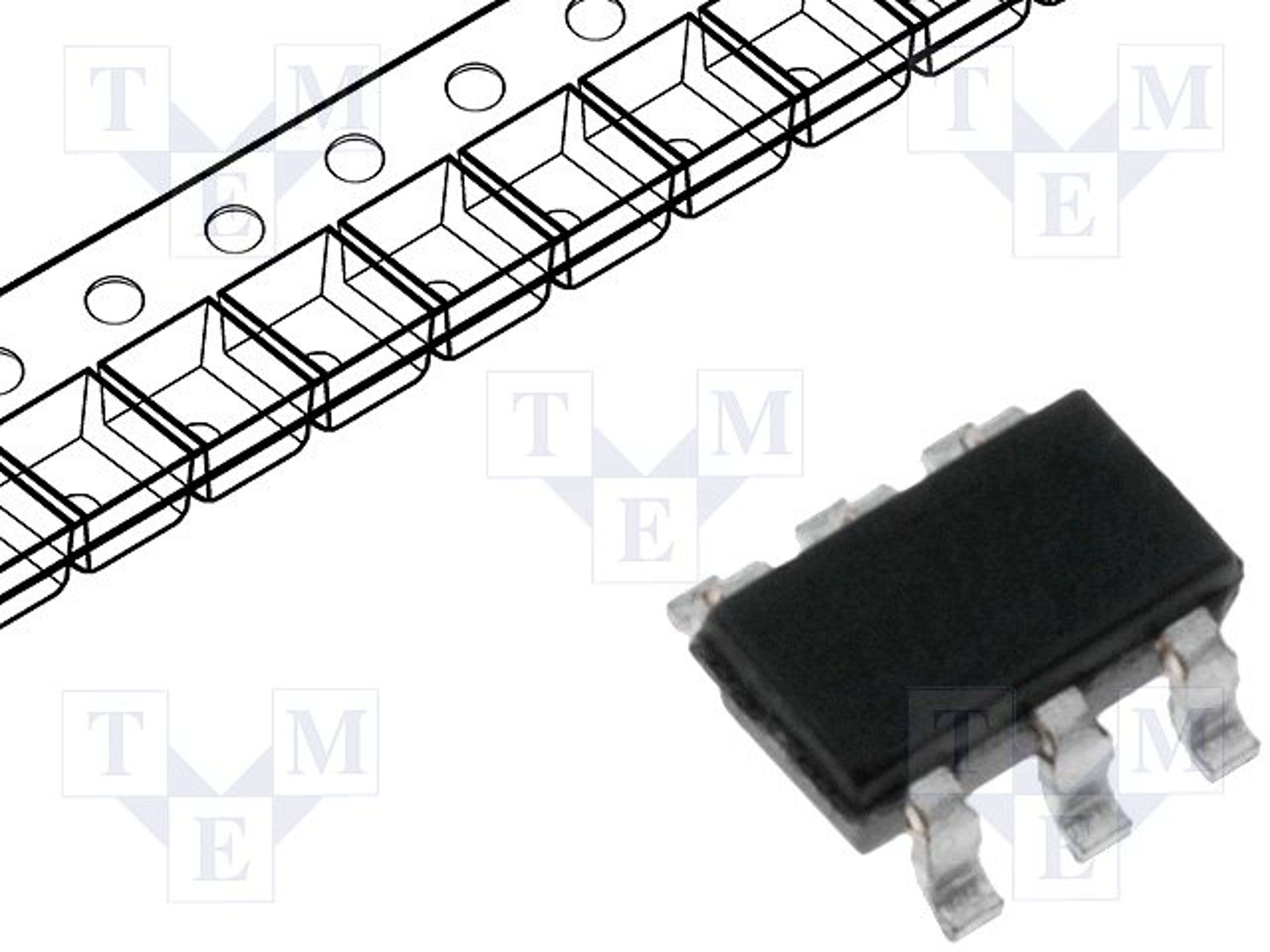 93LC56BT-I/OT by Microchip